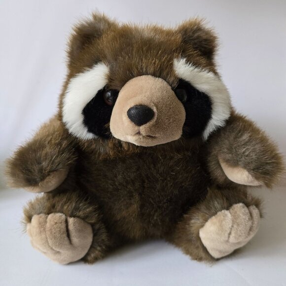 Mary Meyer Plush Raccoon Stuffed Animal Toy 10" Brown Eyes - Picture 13 of 16